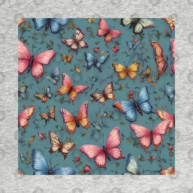 Butterflies by Buff Geeks Art